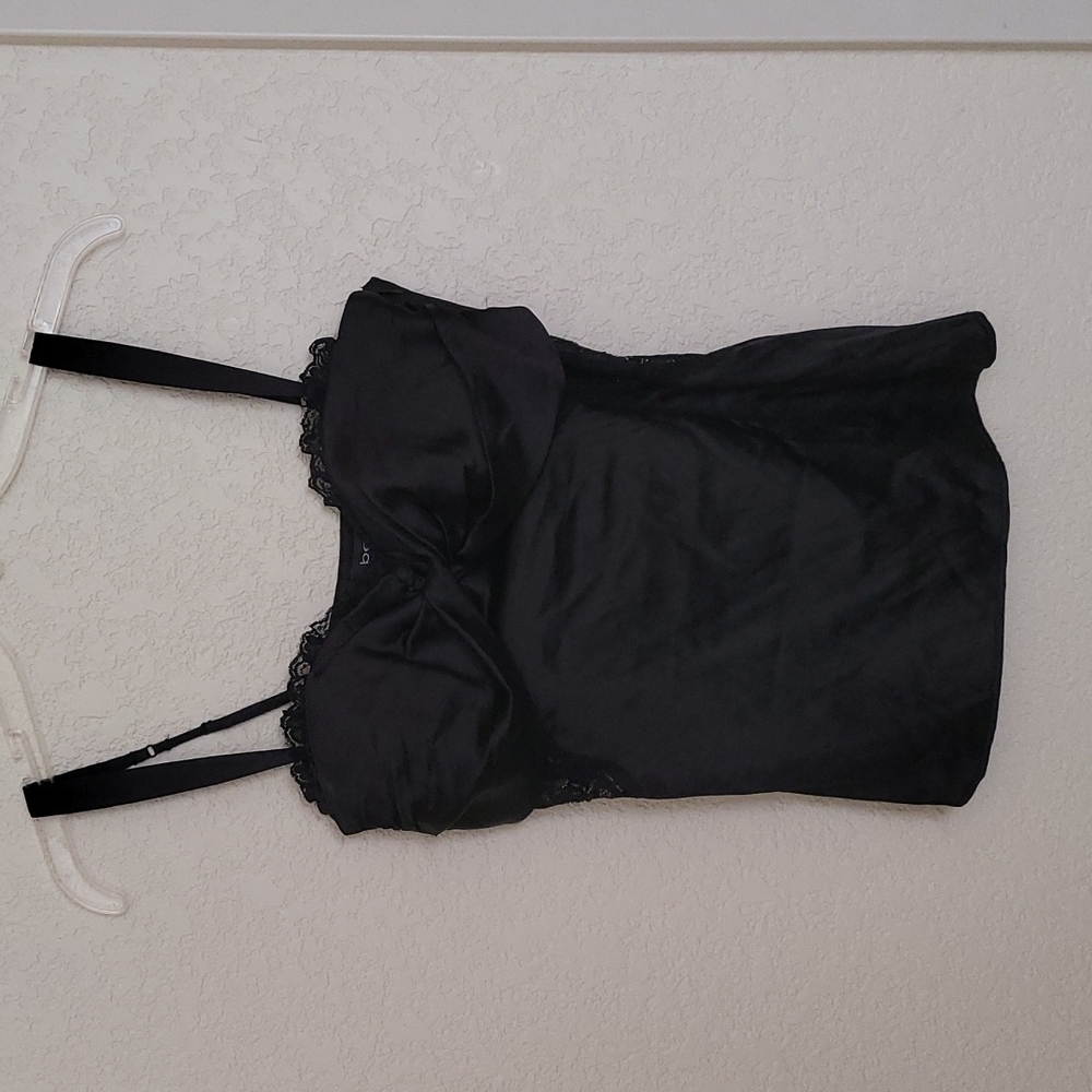 Bebe black laced camisole S